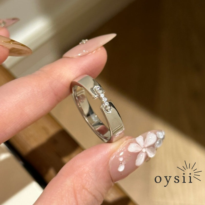 Eternal Bond — Vintage Full Diamond Couple Ring