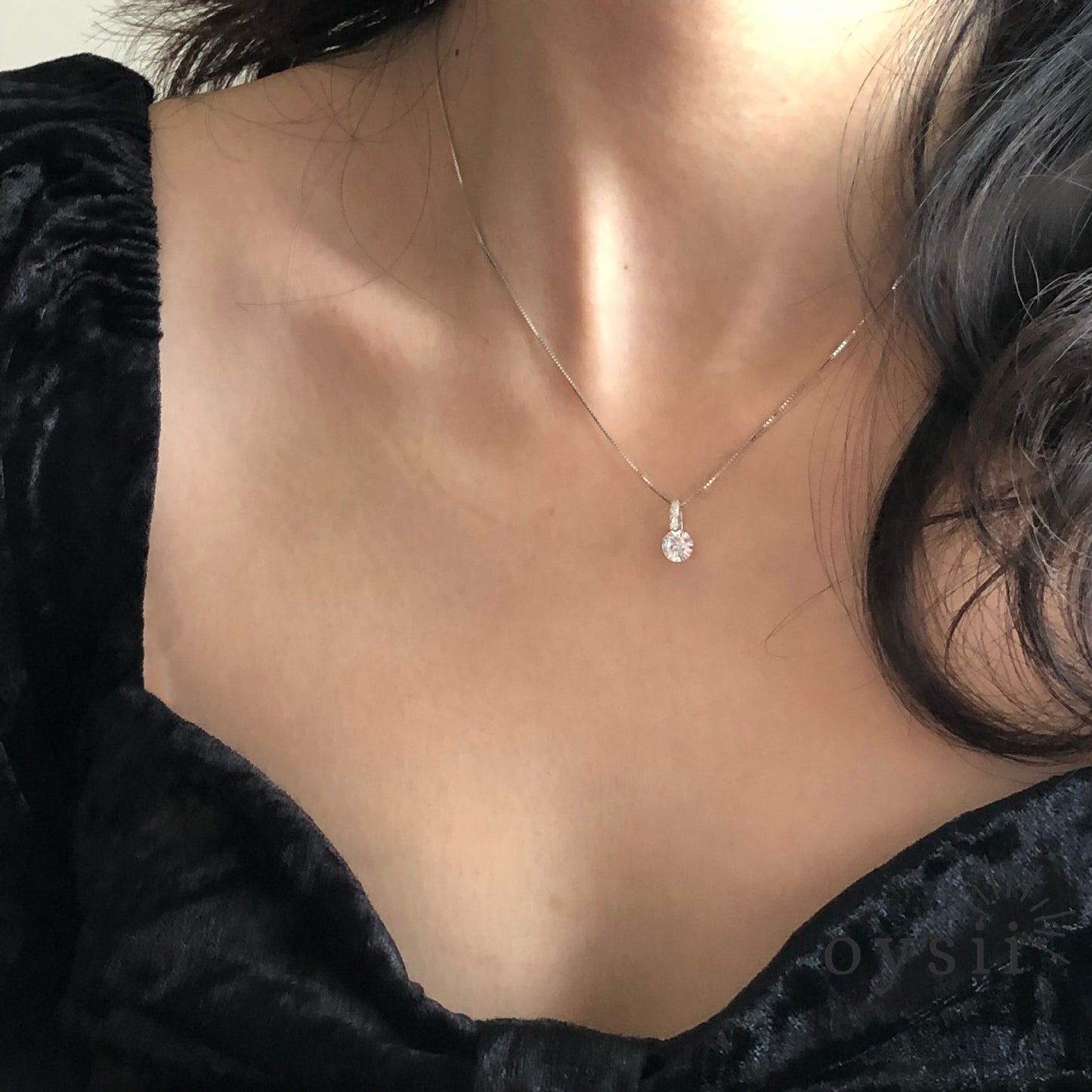 Mini Spark — S925 Silver Delicate Box Chain Necklace