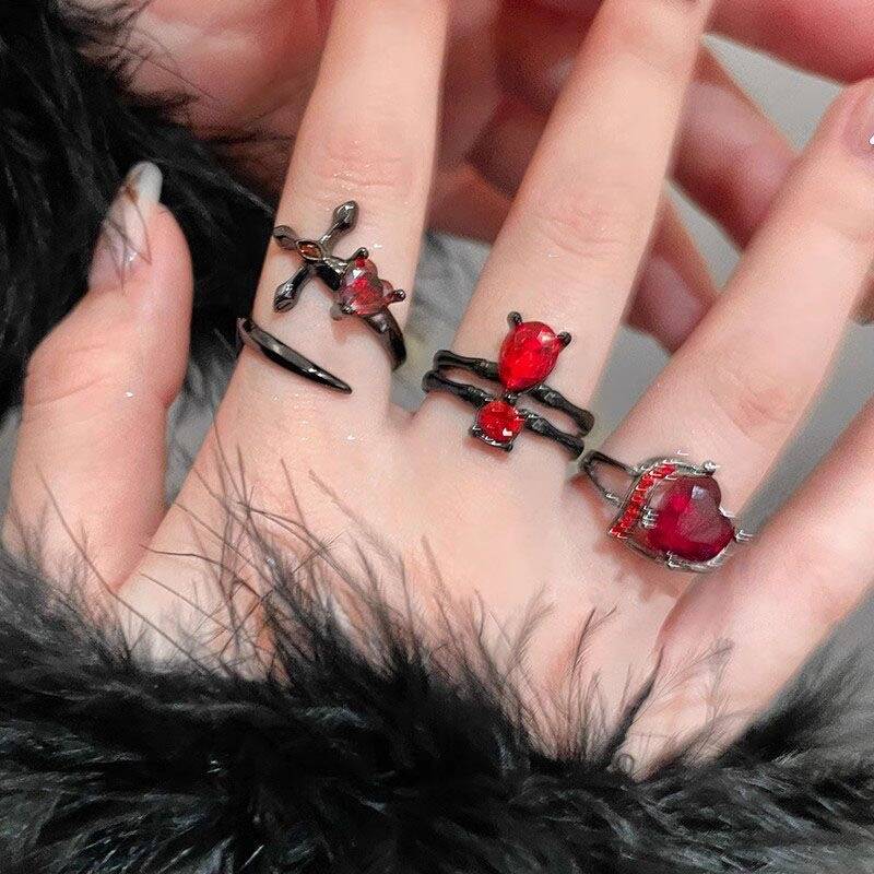 Forbidden Love Ring Set of 6