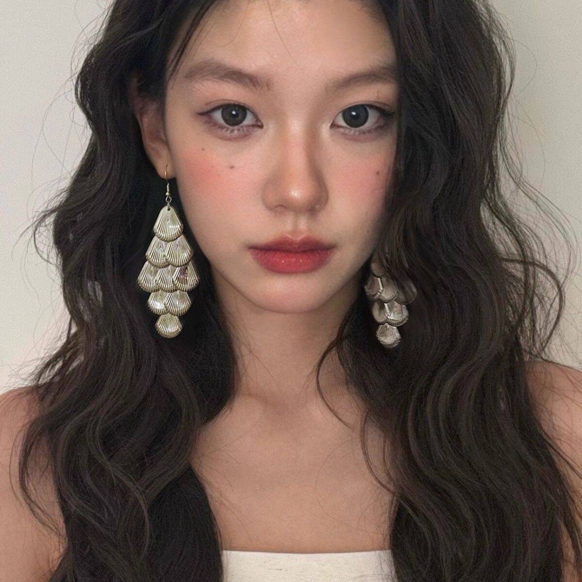 Silver Shell Earrings