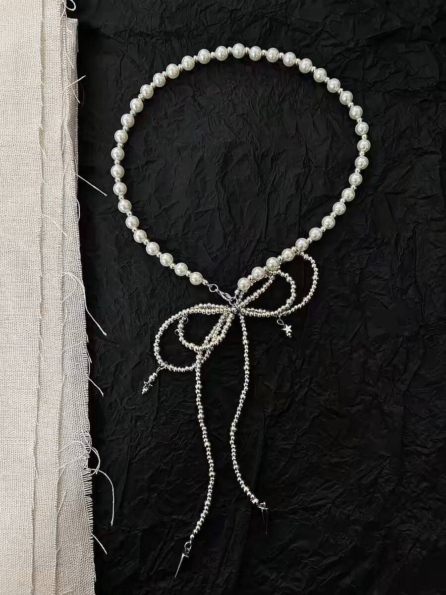 Tassel Bow Necklace
