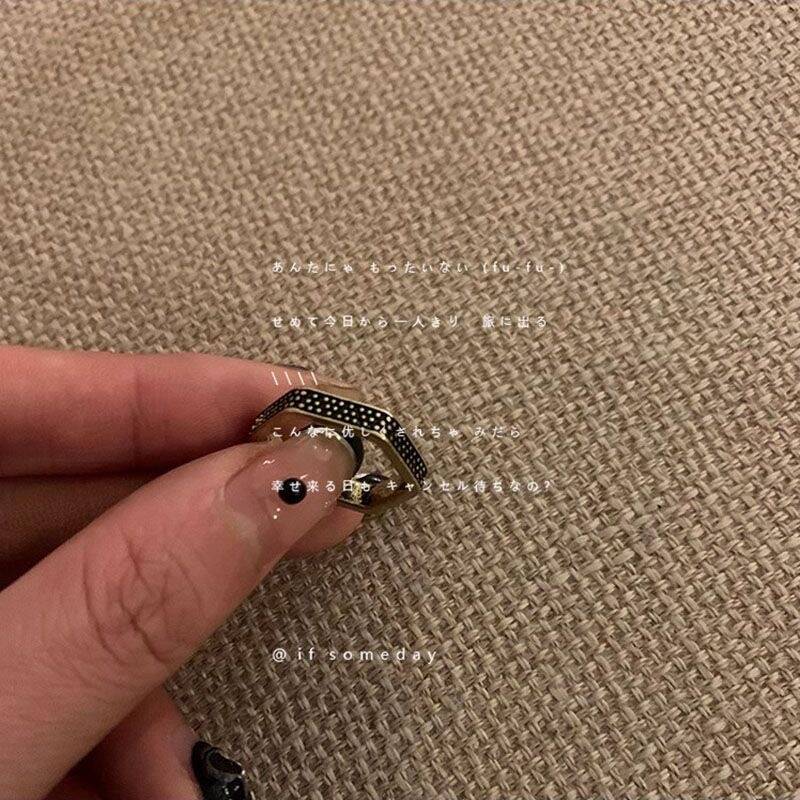 Vintage Oxidized Ring Set of 7