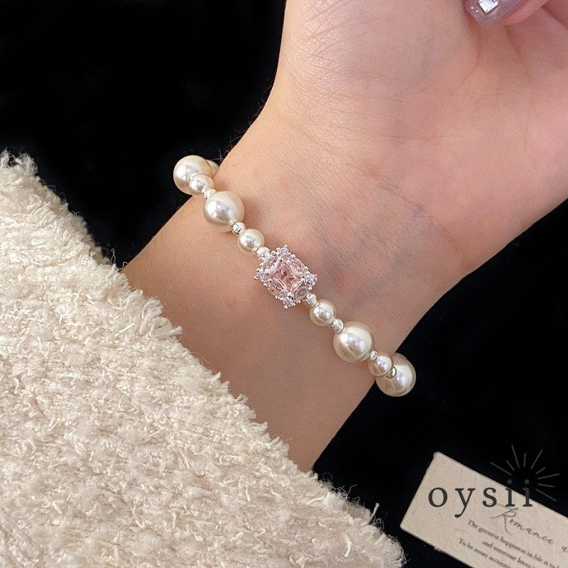 Rose Pull – Manta Pearl Adjustable Bracelet