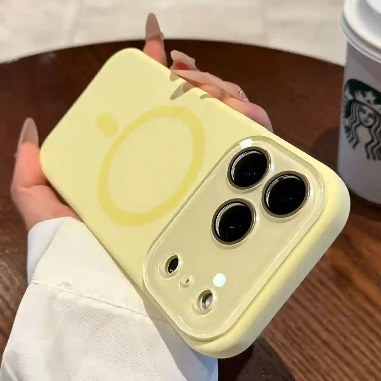 Pastel Color Crystal Lens Magnetic iPhone Case