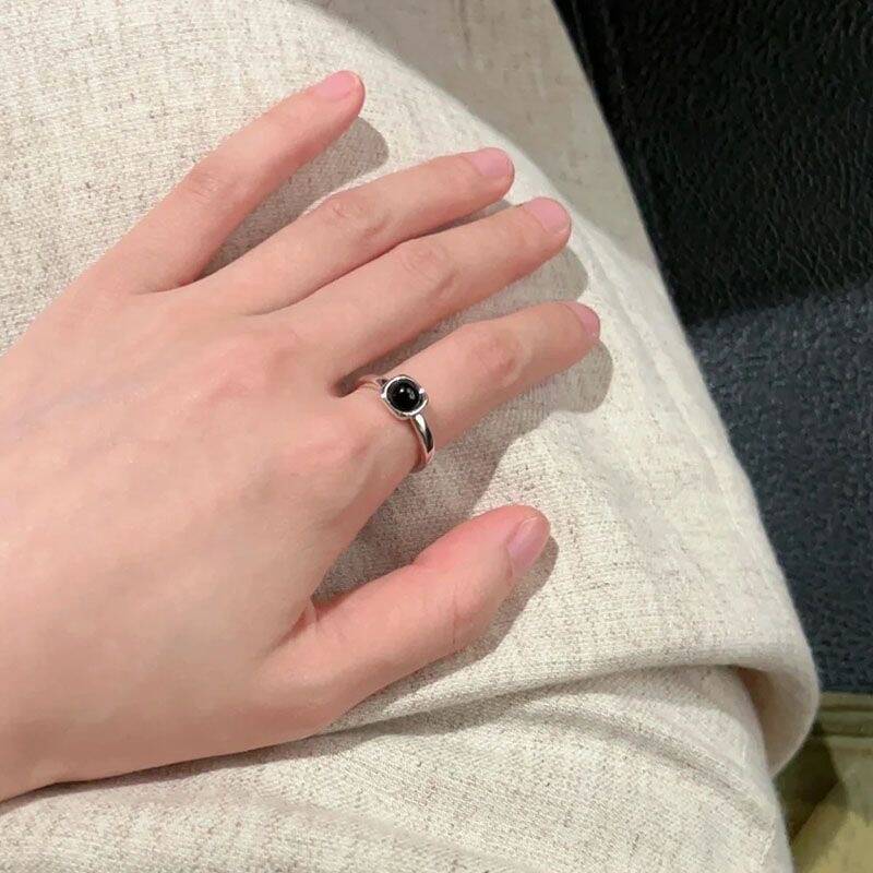 Vintage Mother of Pearl & Tiger Eye Ring Set