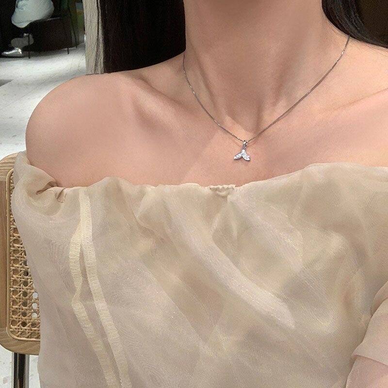Gold & Silver Mermaid Tail Necklace