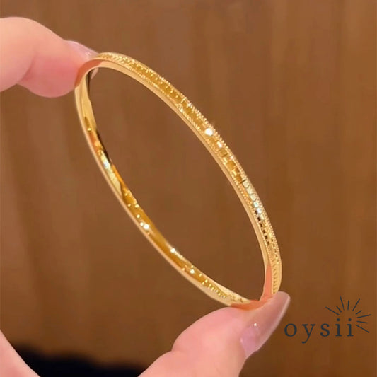 Frozen Prism – Laser Crystal Bangle