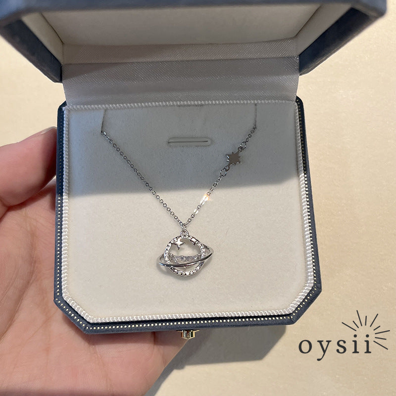 Stellar Dream — S925 Silver Galaxy Necklace