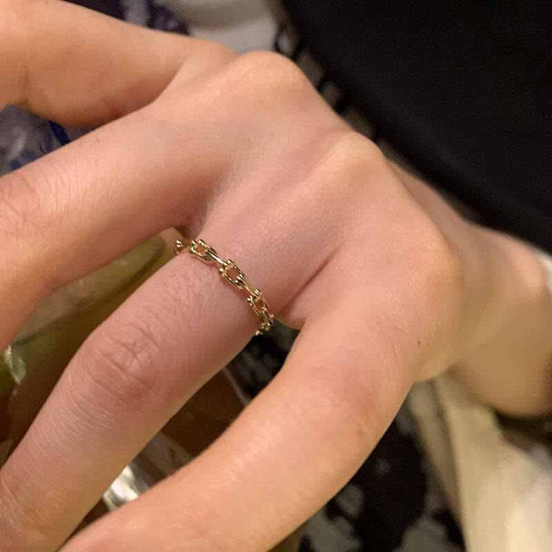 Gold Minimalist Ring Set of 4