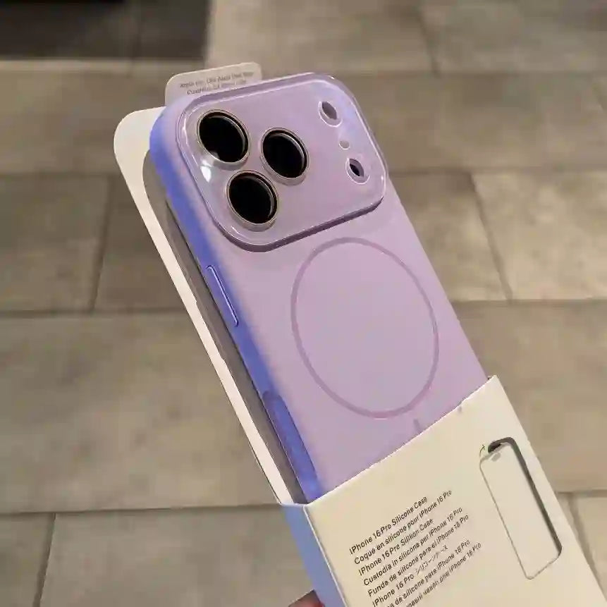 Pastel Color Crystal Lens Magnetic iPhone Case