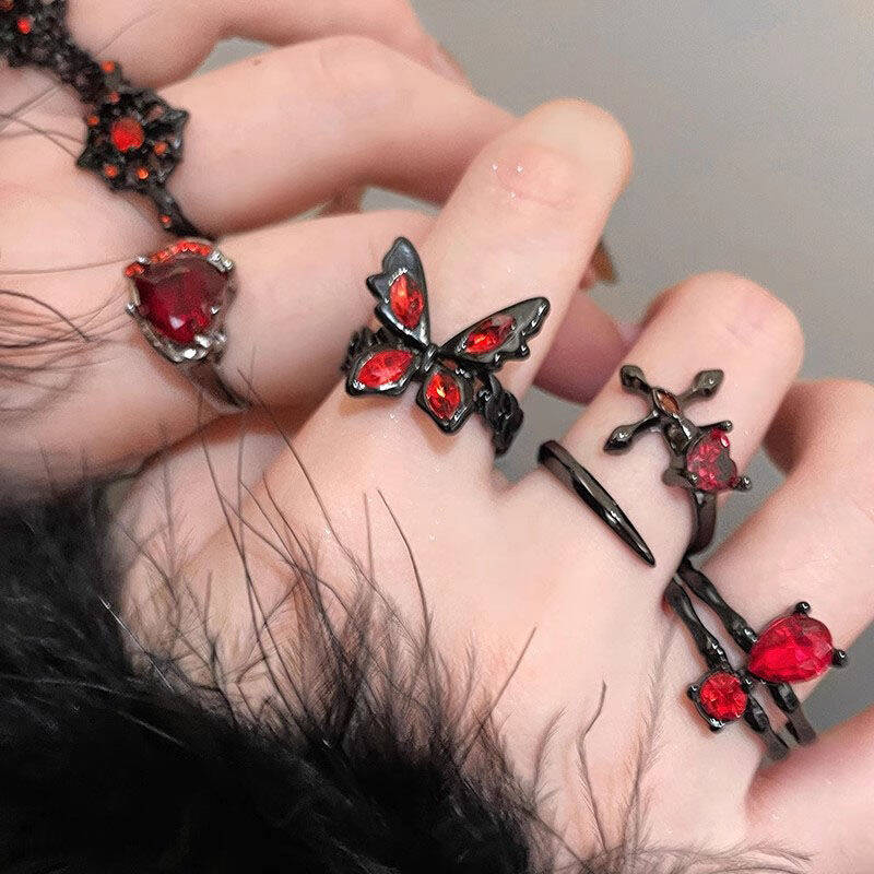 Forbidden Love Ring Set of 6