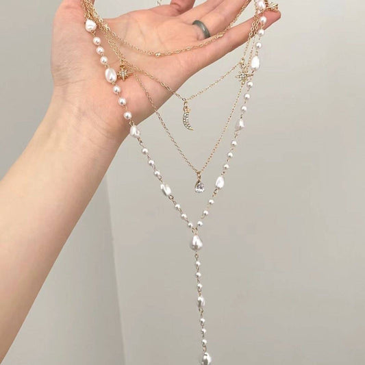 Layered Pearl Necklace