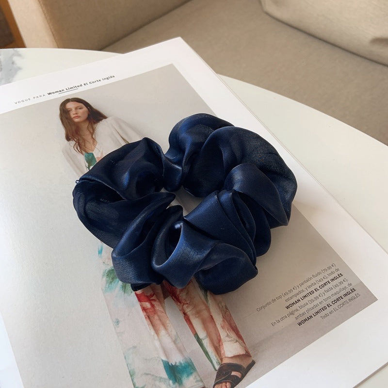 Shiny Satin Hair Scrunchie