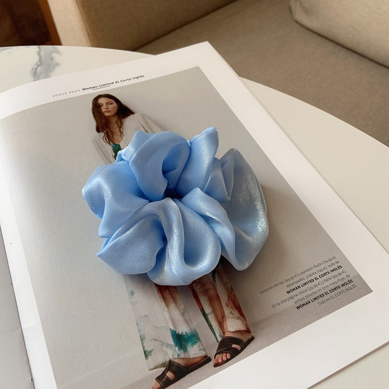 Shiny Satin Hair Scrunchie