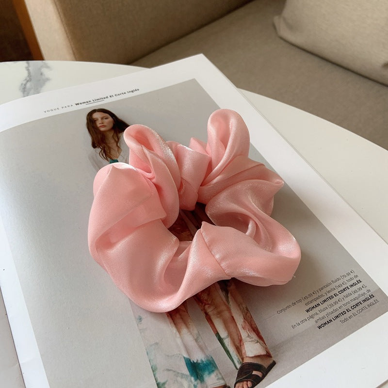 Shiny Satin Hair Scrunchie