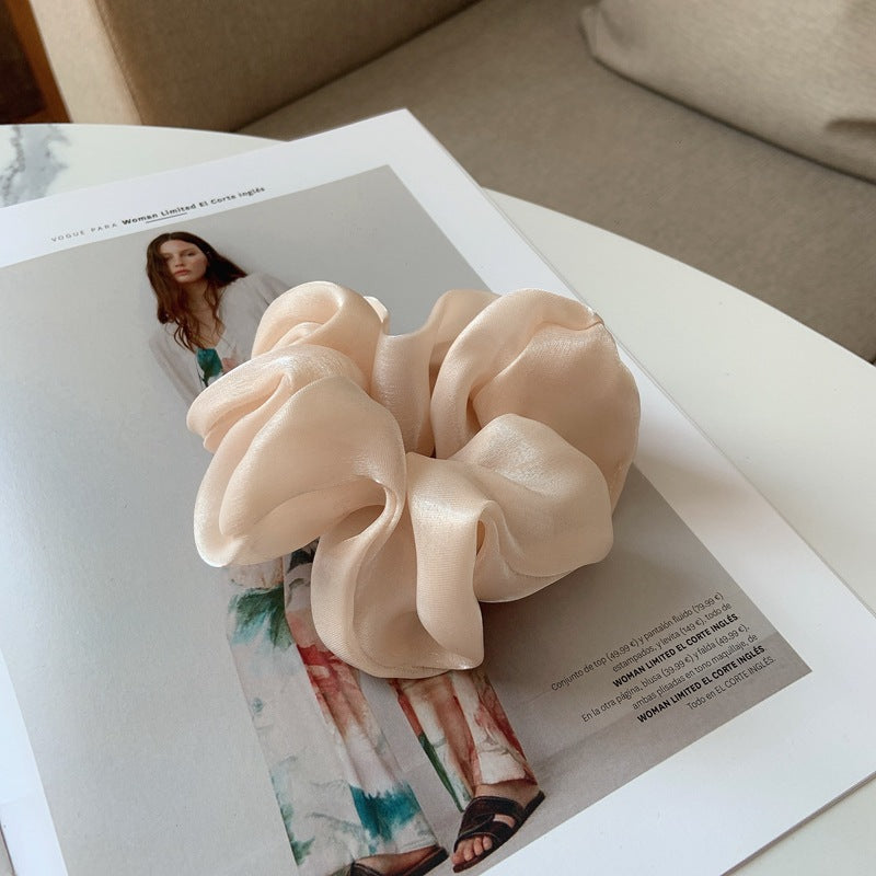 Shiny Satin Hair Scrunchie