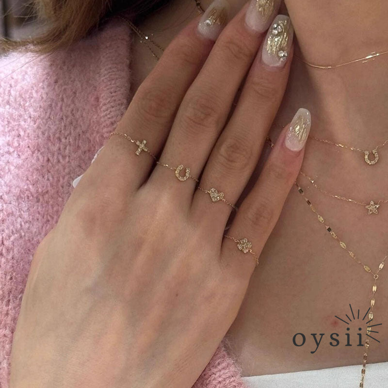 Vintage Drift – Minimalist Chain Ring Set