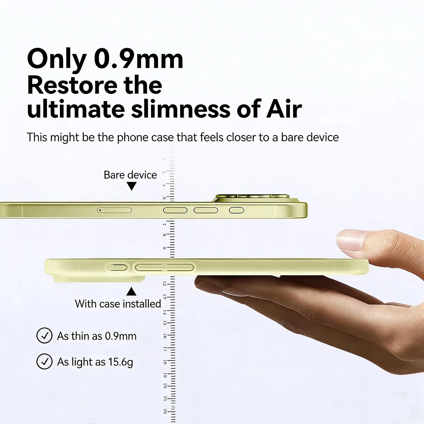 0.9mm Ultra-Slim Magnetic Case - Skin-Feel Edition