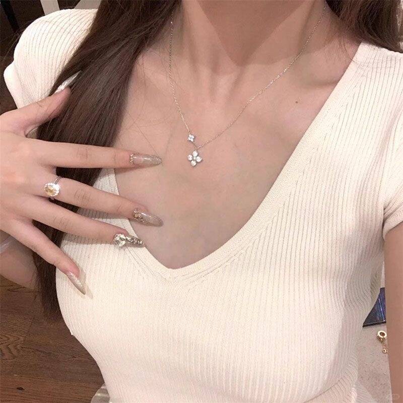 Zircon Blossom Necklace