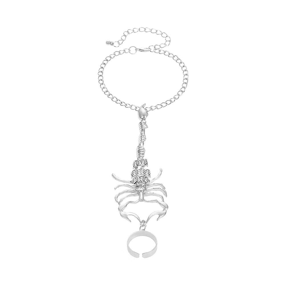 Unique 3D Linked Finger Bracelet