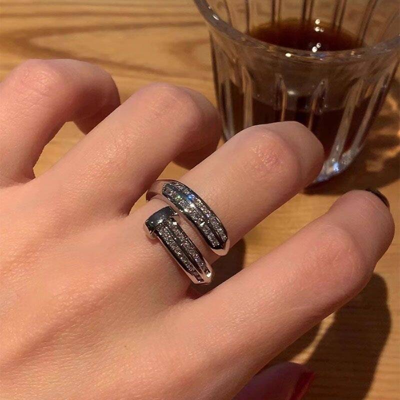 Cross Open Ring Set