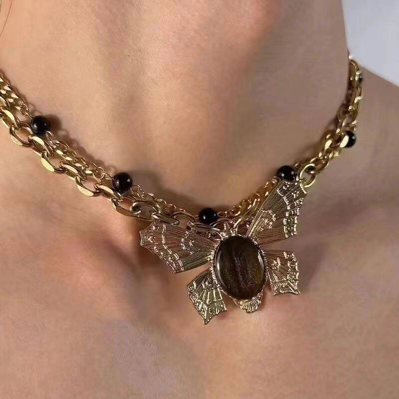 Punk Butterfly Necklace