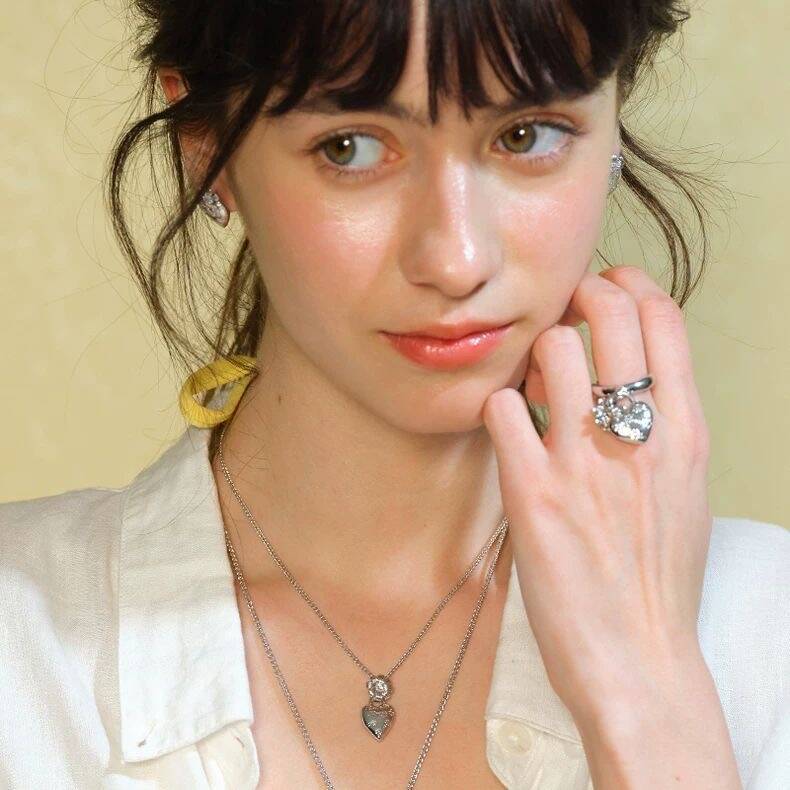 Floral Heart Ring