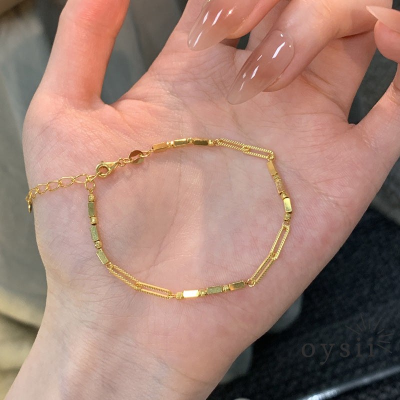 Golden Gleam – Shimmering Fragment Bracelet