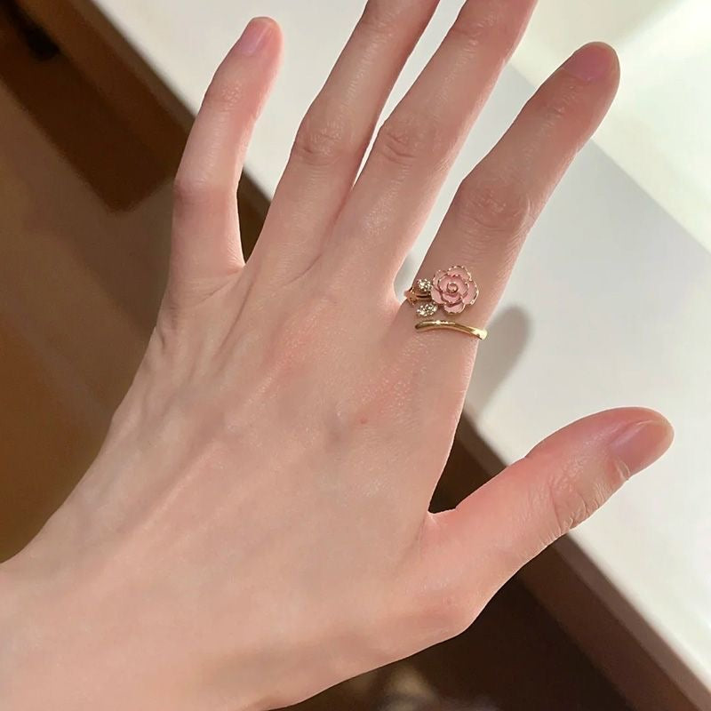 Summer Floral Ring Set of 5