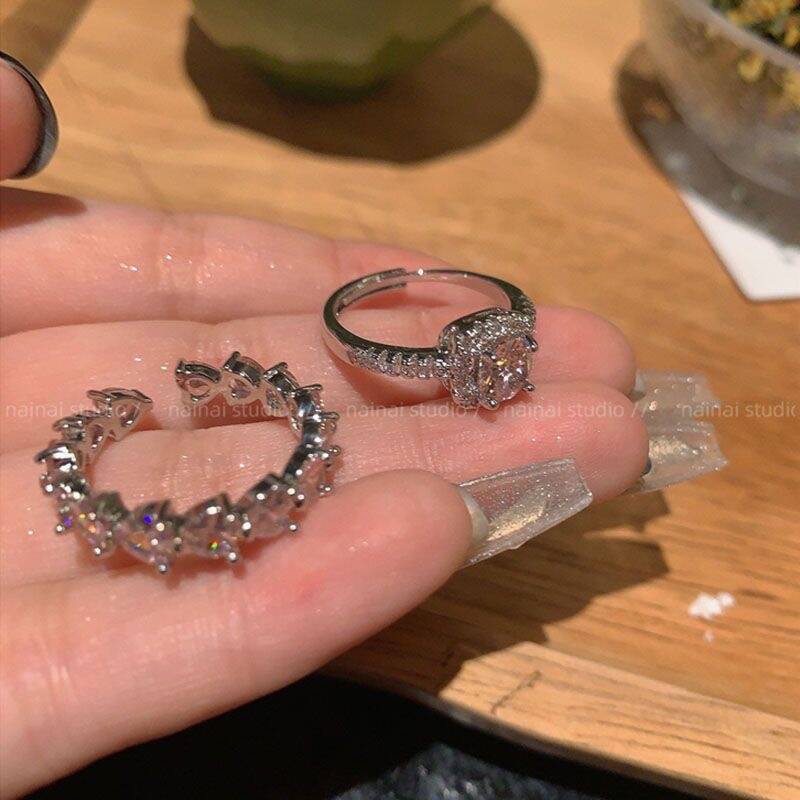 Pink Diamond Ring Set