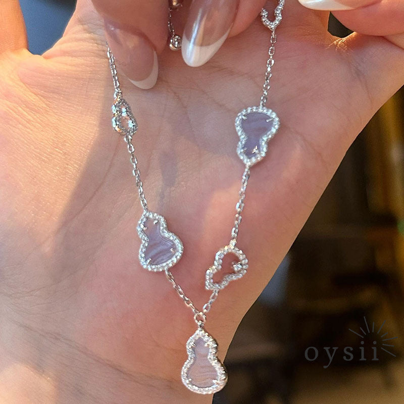 Crystal Fortune – Sparkling Gourd Adjustable Bracelet