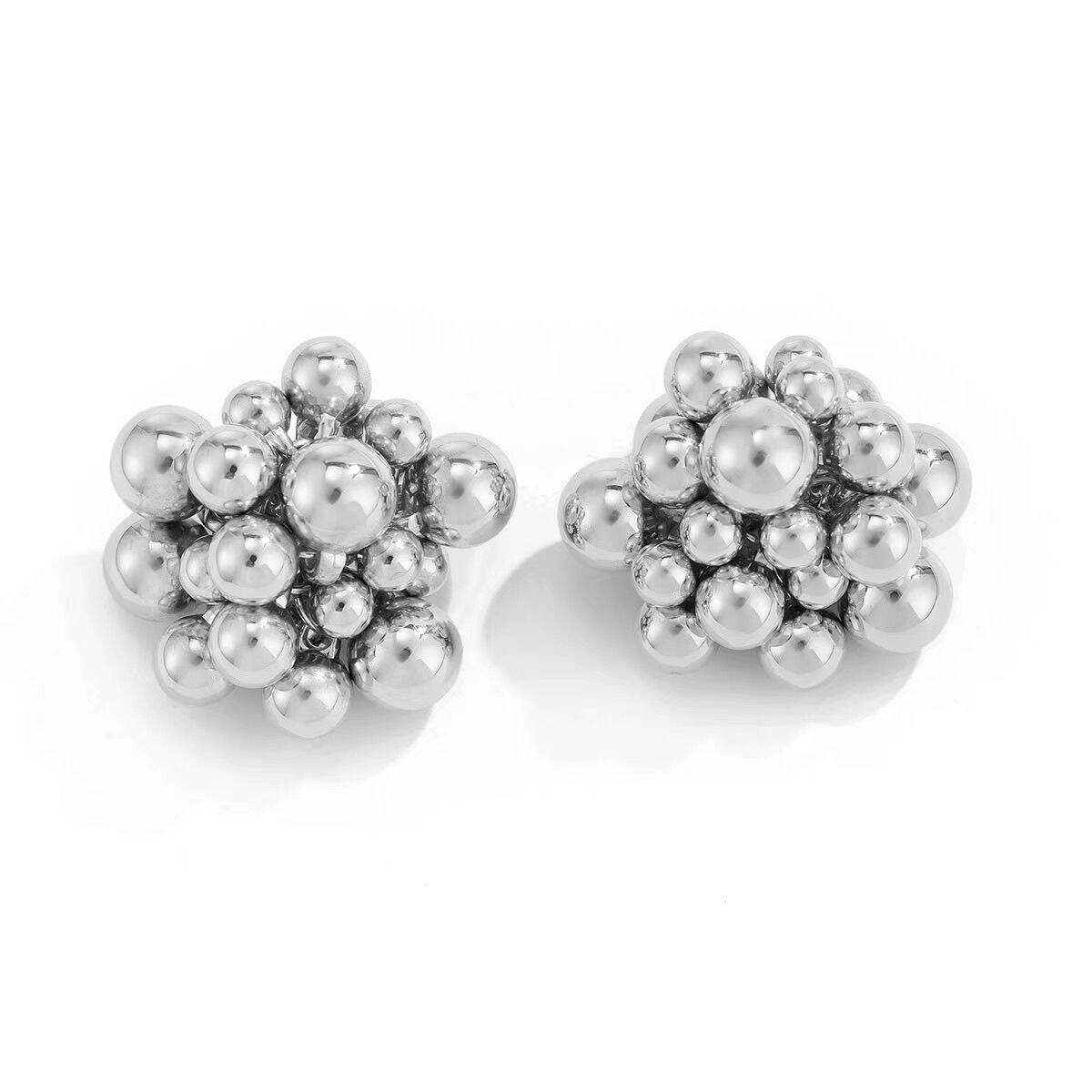 Multi-Bead Stud Earrings