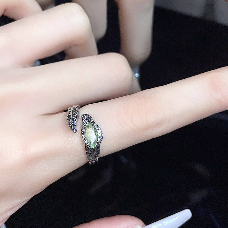 Zircon Snake Ring Set of 2