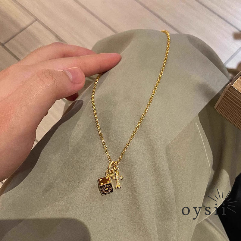 Cross Elegance — Minimalist Cross Pendant Necklace