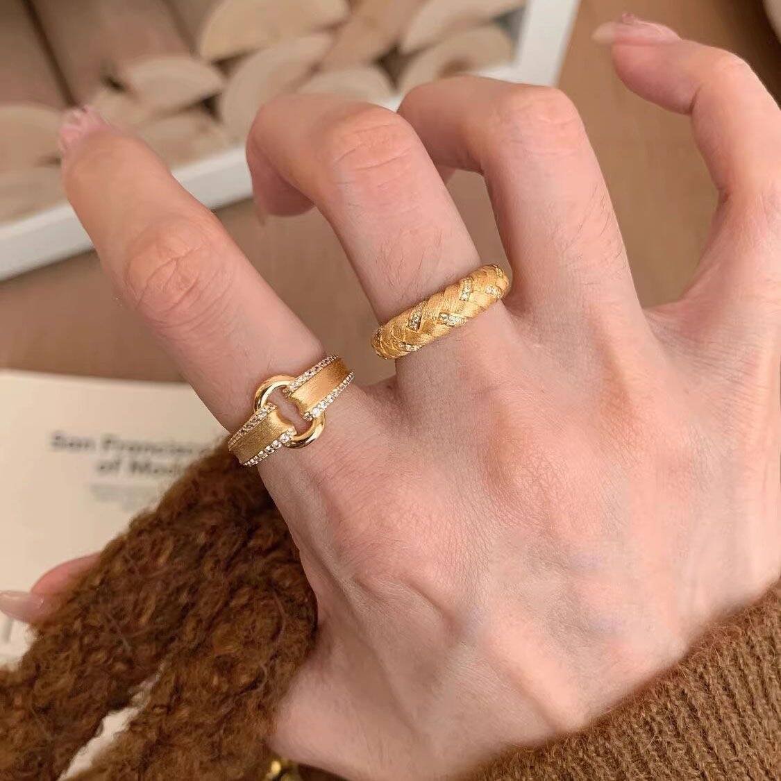 Vintage Brushed Ring