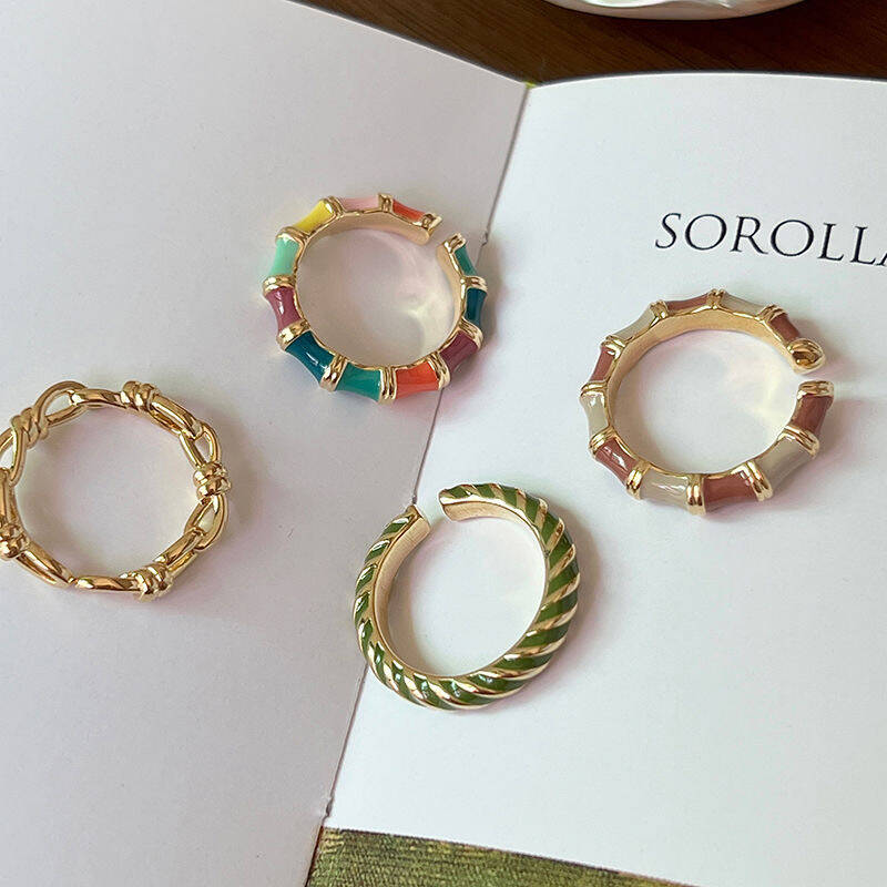 Dopamine Colorful Ring Set