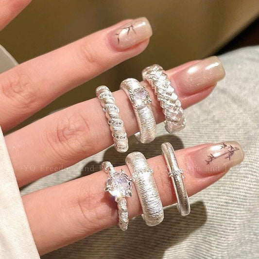Brushed Open Band Ring