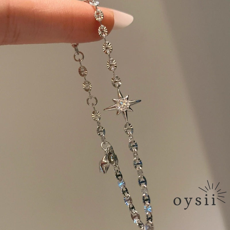 Octant Charm — French Vintage Eight-Point Star Bracelet