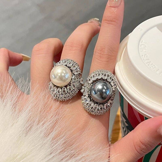 Minimalist Pearl Ring