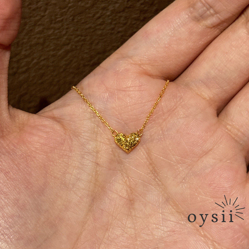 Gleaming Heart – Sparkling Love Necklace