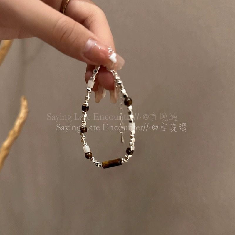 Cat’s Eye Stone & Silver Set of 3