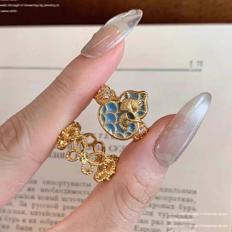 Gold Luxury Minimalist Ring Set
