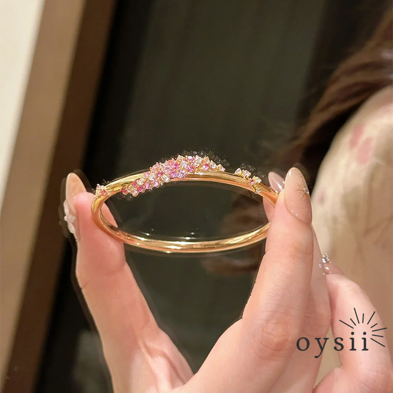 Peach Blossom Charm — Sweet & Delicate Fashion Bracelet