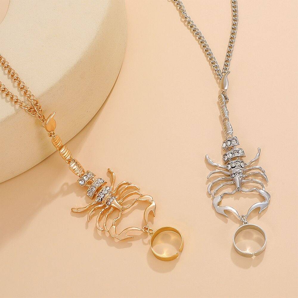 Unique 3D Linked Finger Bracelet