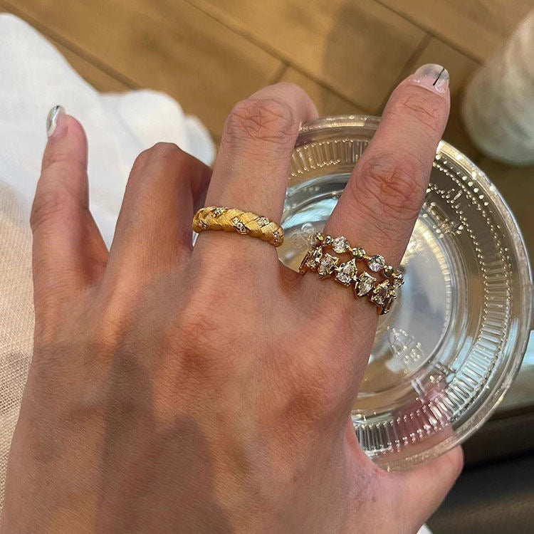 Vintage Brushed Ring
