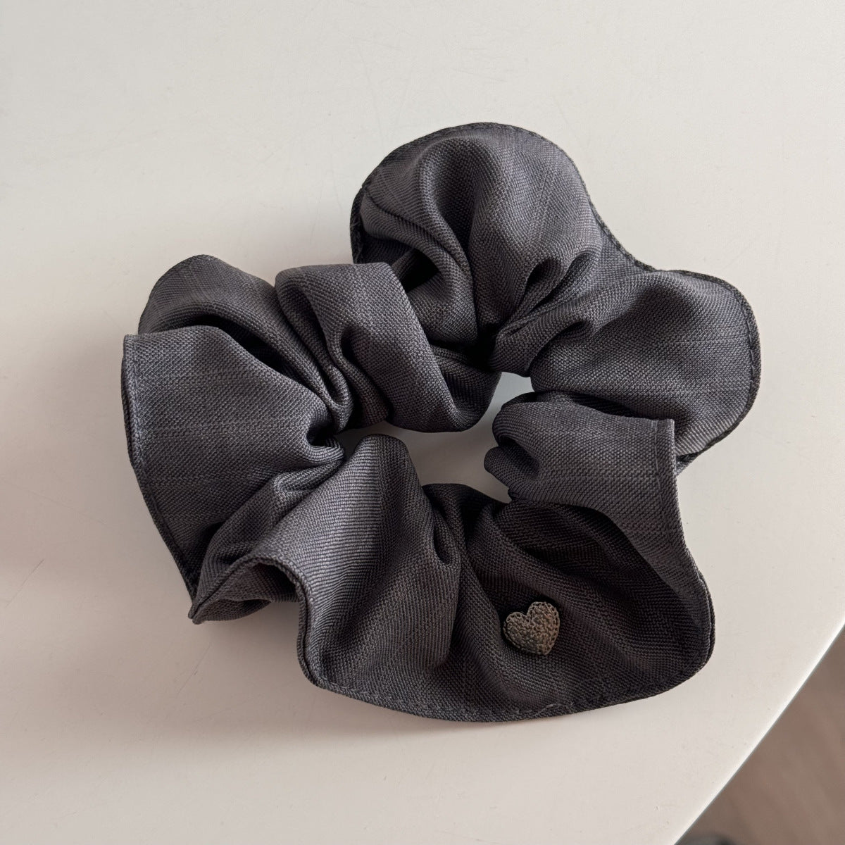 Heart Stripe Oversized Scrunchie