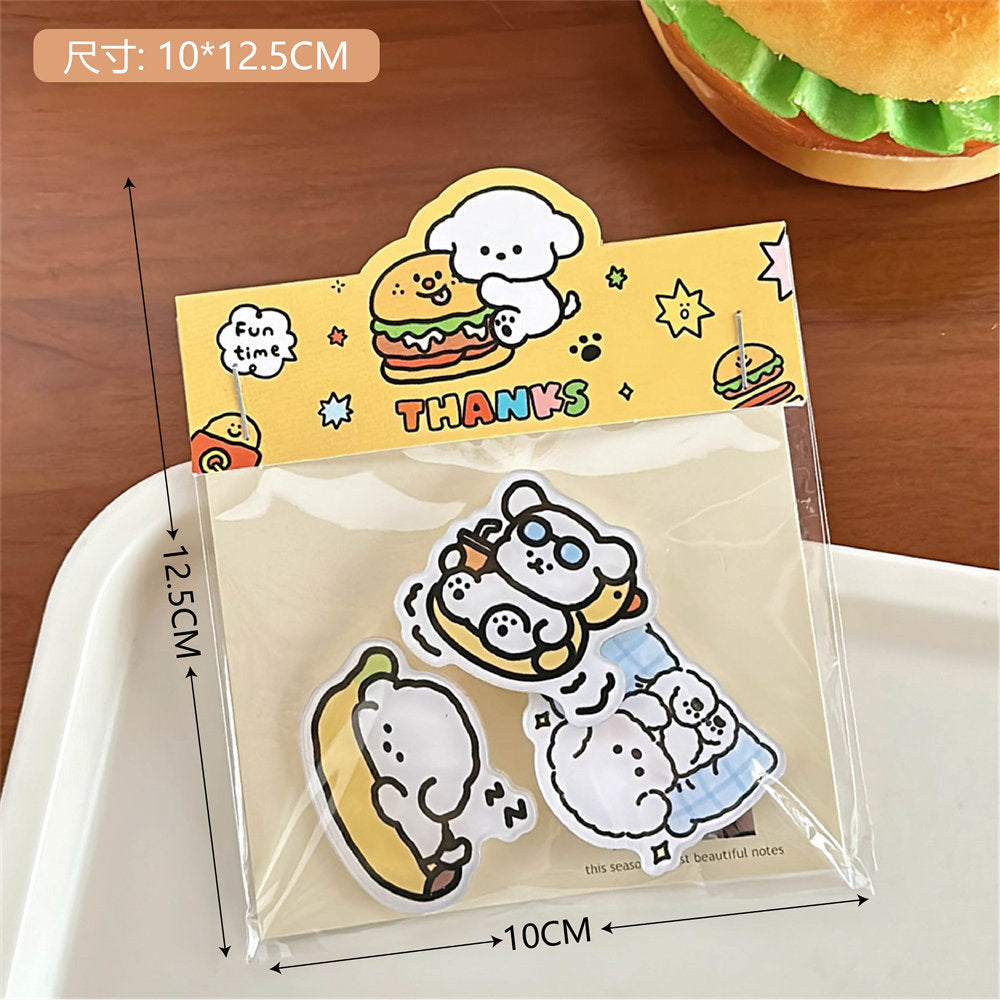 Cute Dog Keychain & Pin Set
