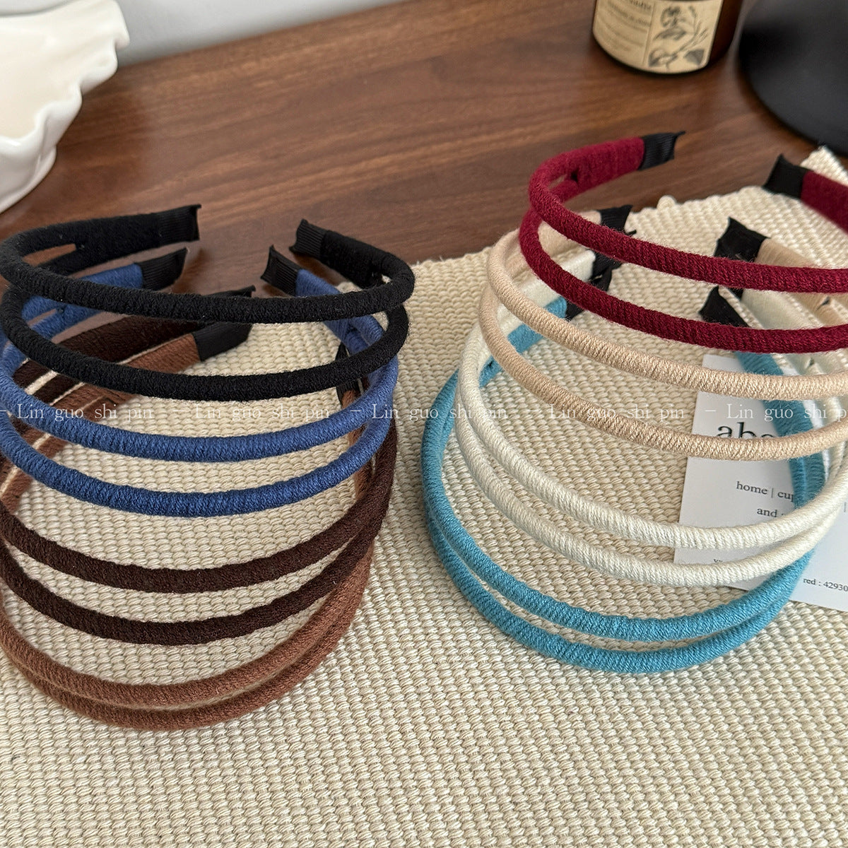 Double-Strand Knit Slim Headband