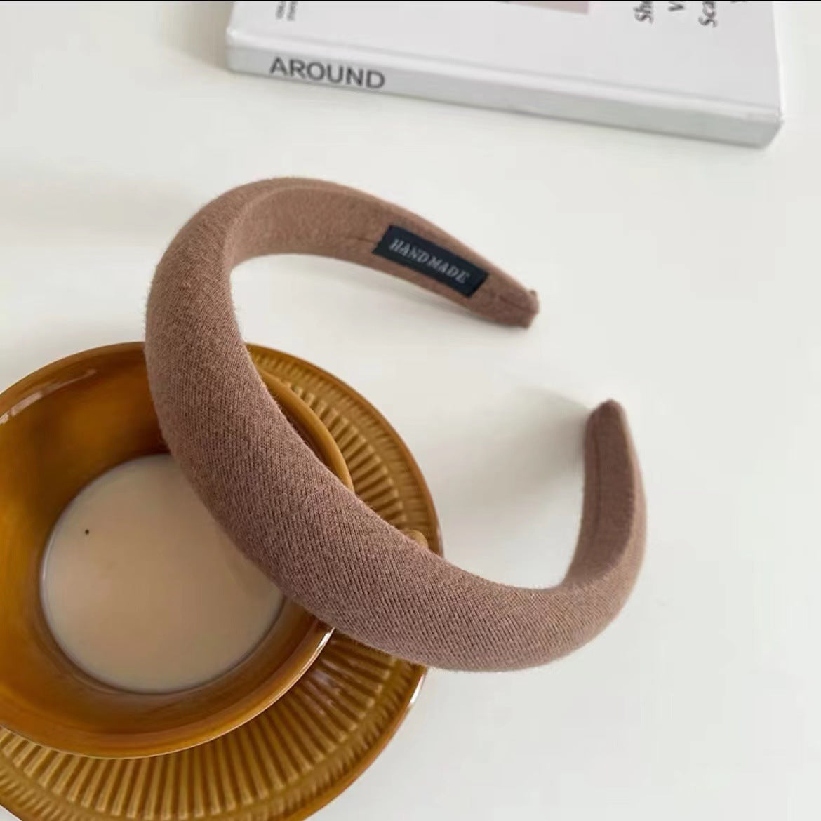 Pink Sponge High-Crown Hairband