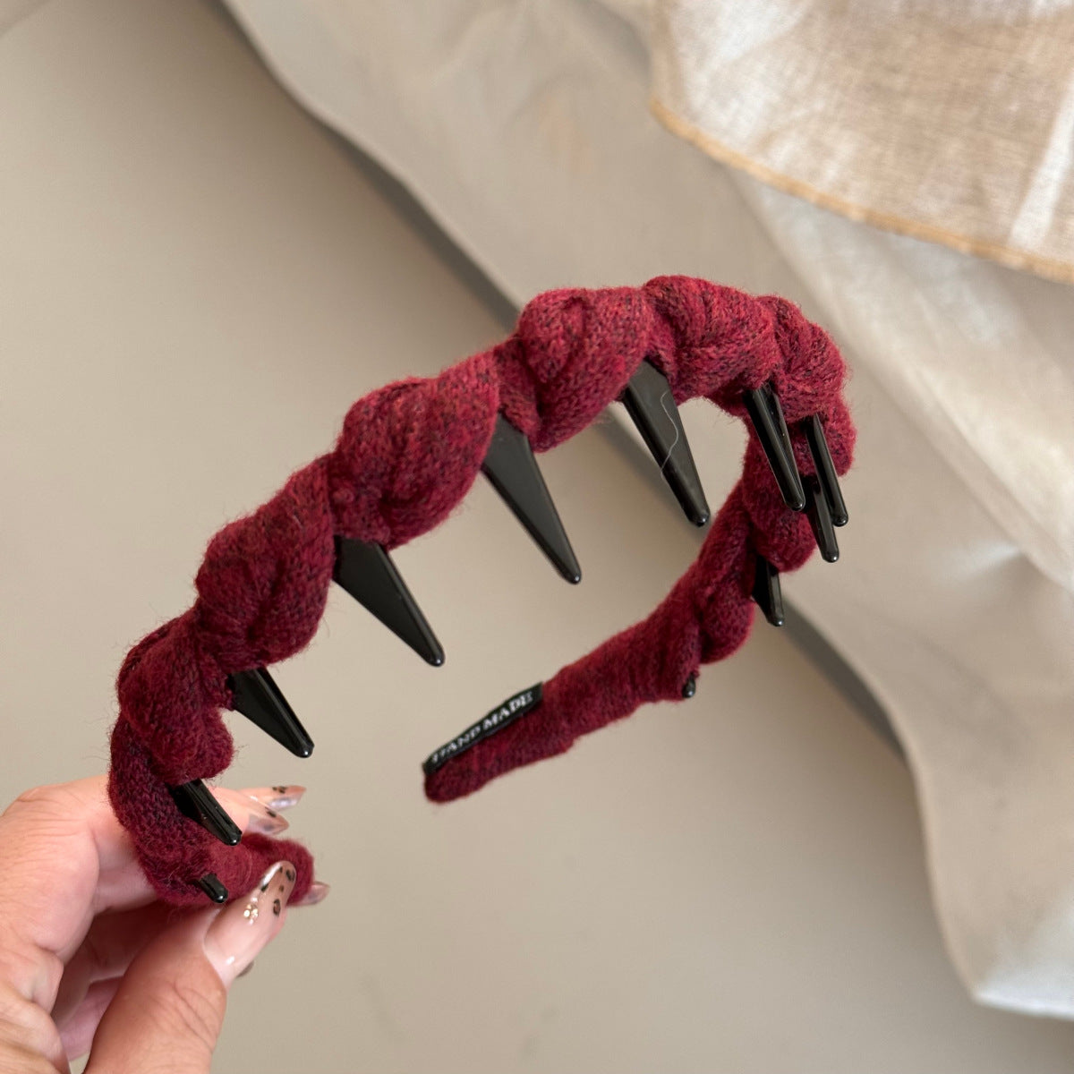 Twisted Braided Wide-Tooth Headband